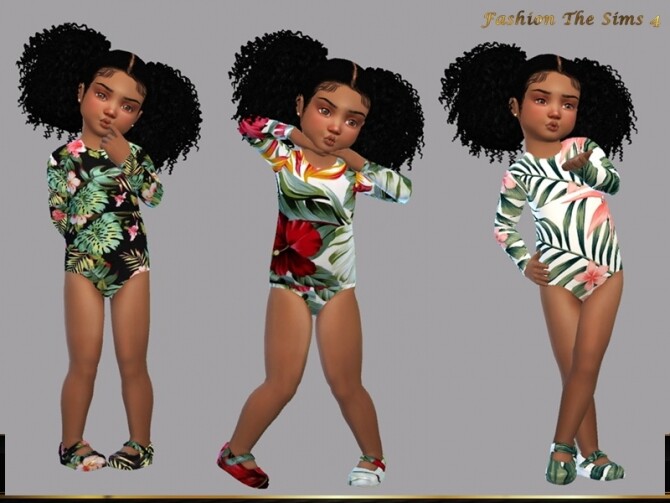 Sims 4 Bodysuit baby Lana by LYLLYAN at TSR