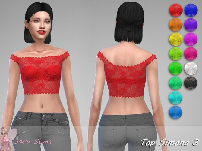 Sims 4 Top Simona 3 by Jaru Sims at TSR