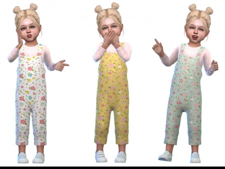 Overall for Toddler Girls 03 by Little Things at TSR