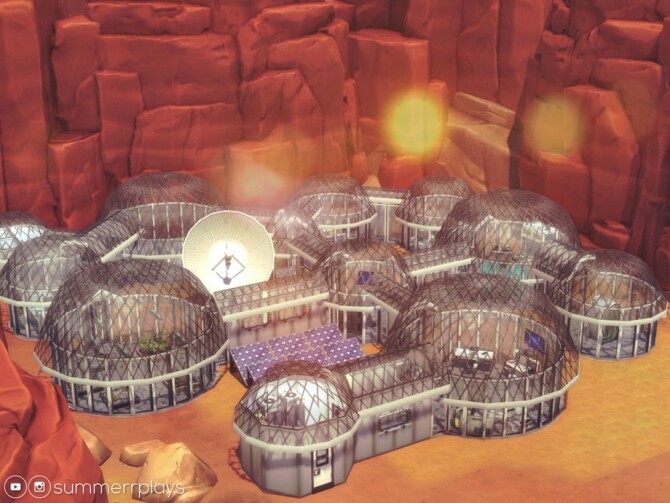 Sims 4 Mars Base by Summerr Plays at TSR