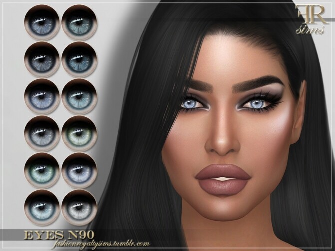 Sims 4 FRS Eyes N90 by FashionRoyaltySims at TSR