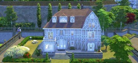 Old style half-timbered house by valbreizh at Mod The Sims