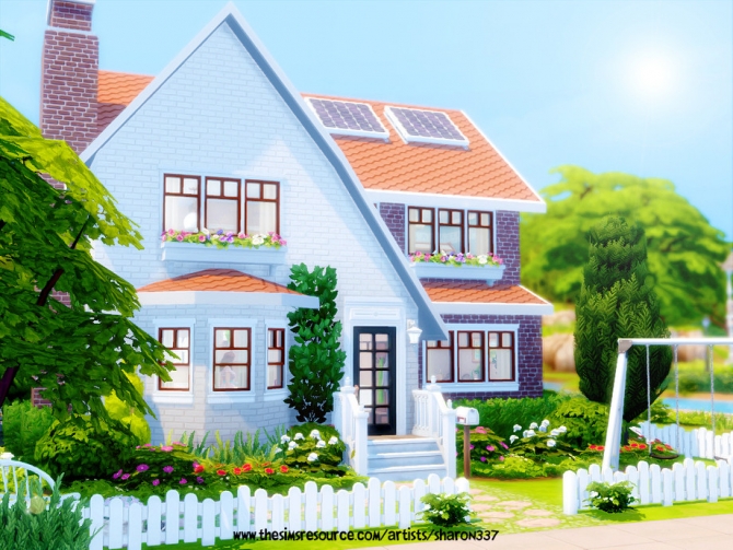 White Cottage Nocc By Sharon337 At Tsr » Sims 4 Updates