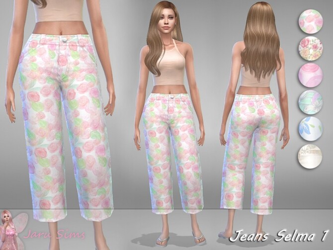 Sims 4 Jeans Selma 1 by Jaru Sims at TSR
