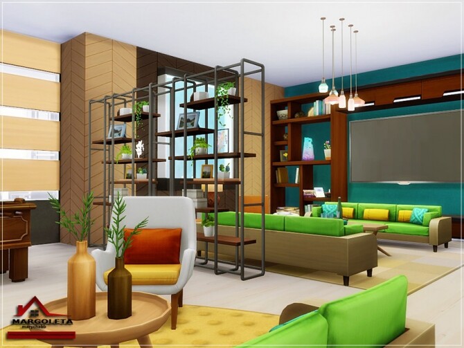 Sims 4 Margoleta House No CC by marychabb at TSR