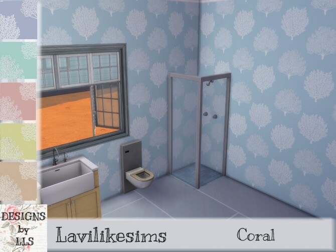 Sims 4 Coral LLS wallpaper by lavilikesims at TSR