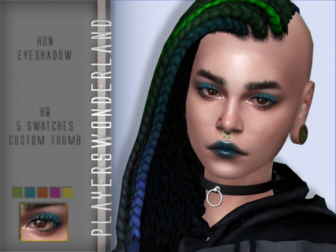 Sims 4 Hun Eyeshadow by PlayersWonderland at TSR