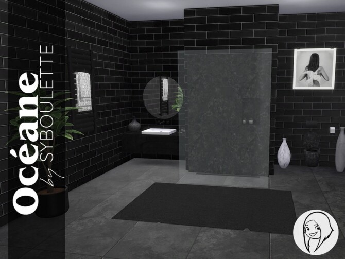 Sims 4 Oceane Bathroom Set by Syboubou at TSR