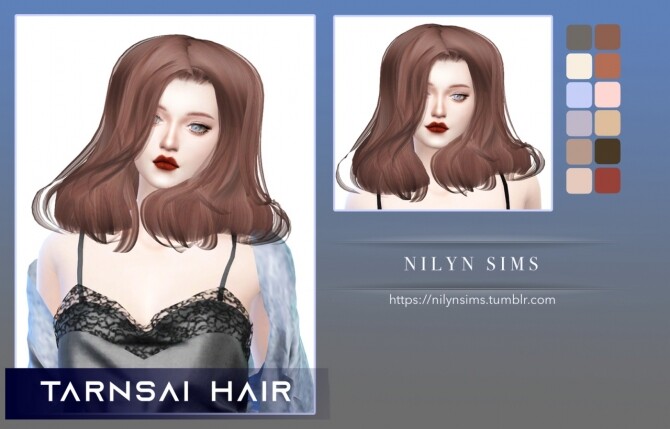 Sims 4 TARNSAI hair at Nilyn Sims 4