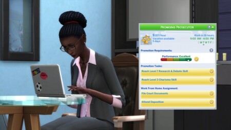 Missing “File Court Documents” fix by Temetra at Mod The Sims