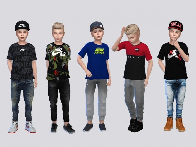 Sims 4 Tees for Kids by McLayneSims at TSR
