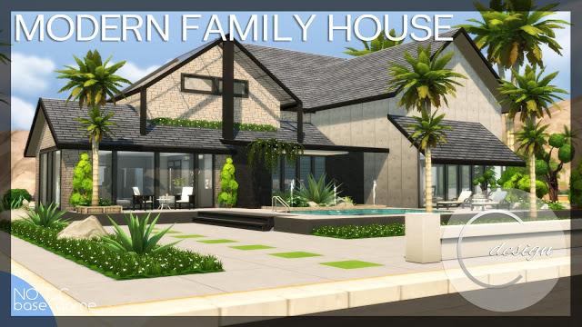 Sims 4 Modern Family House at Cross Design