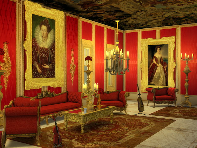 Sims 4 Kings & Queens Buckingham Palace Walls at Anna Quinn Stories