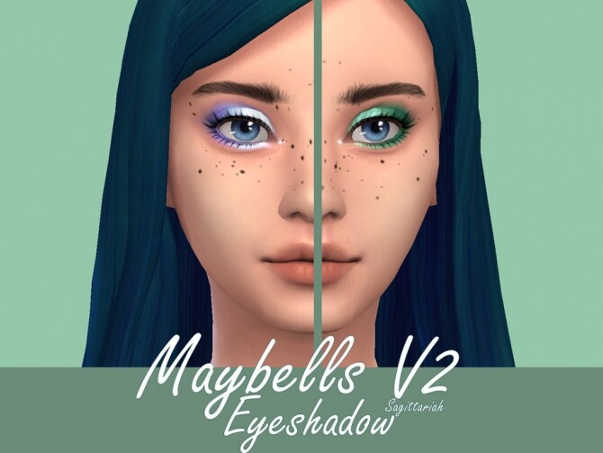 Sims 4 Maybells Eyeshadow V2 by Sagittariah at TSR