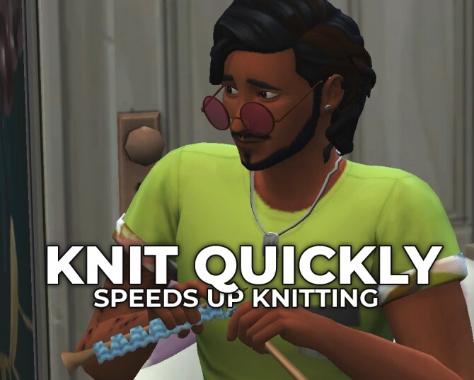 Sims 4 Knit Quickly by RobinKLocksley at Mod The Sims