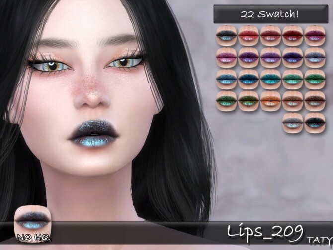 Sims 4 Lips 209 by tatygagg at TSR