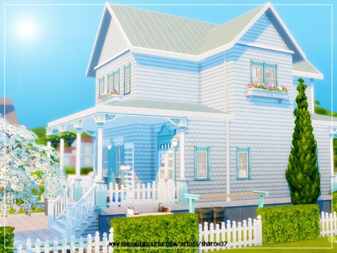 Sims 4 Iris Cottage NoCC by sharon337 at TSR