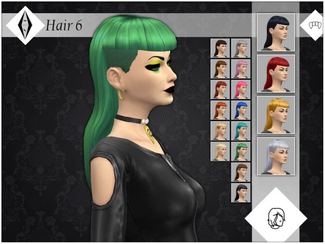 Sims 4 Hair 6 GP04 by AleNikSimmer at TSR