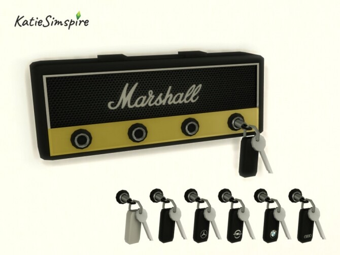 Sims 4 Marshall Guitar Amp Key Holder by Katiesimspire at TSR