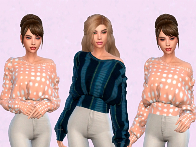 Amelia sweatshirts by DrIm57 at TSR » Sims 4 Updates