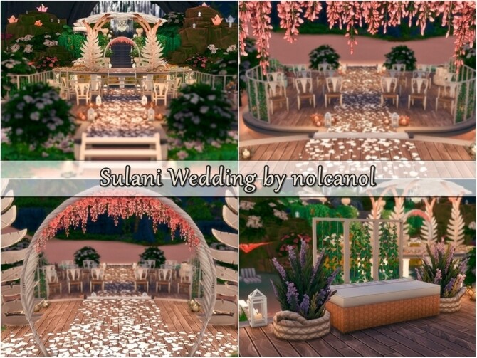 Sims 4 Sulani Wedding Venue by nolcanol at TSR
