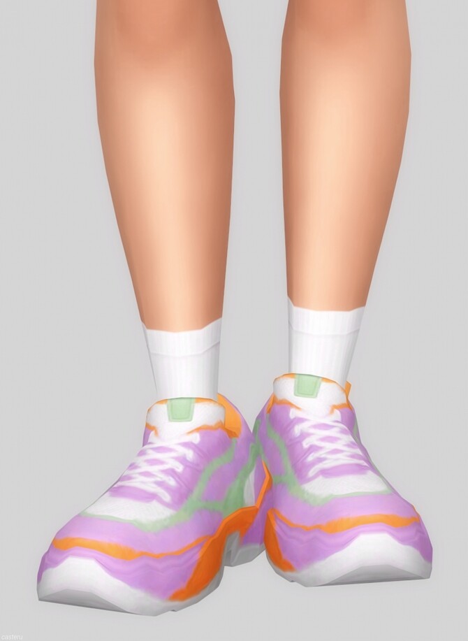 Sims 4 Stompy shoes + socks at Casteru
