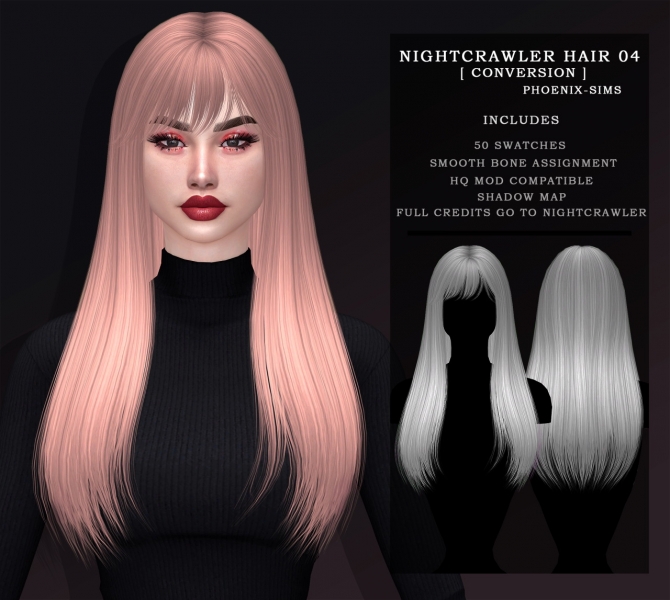 Olivia And Minary Hairs Nightcrawler 04 Conversion At Phoenix Sims