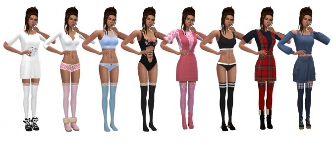 Sims 4 SP13 OVER KNEE SOCKS at Sims4Sue
