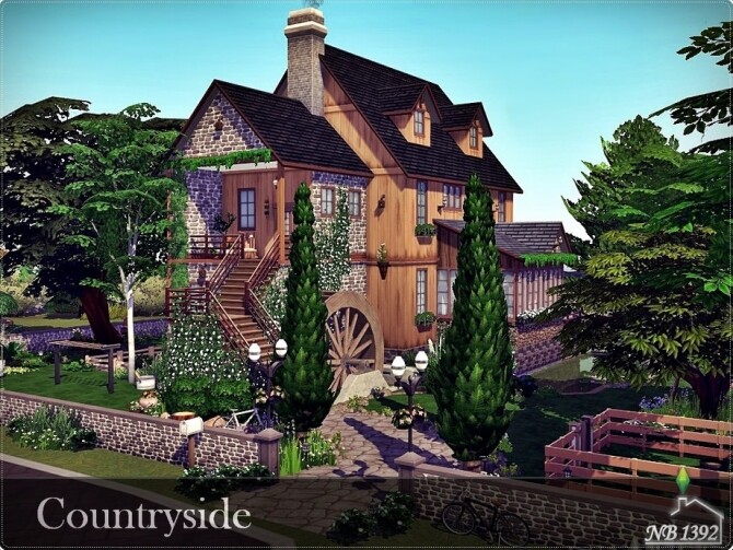 Sims 4 Countryside home by nobody1392 at TSR