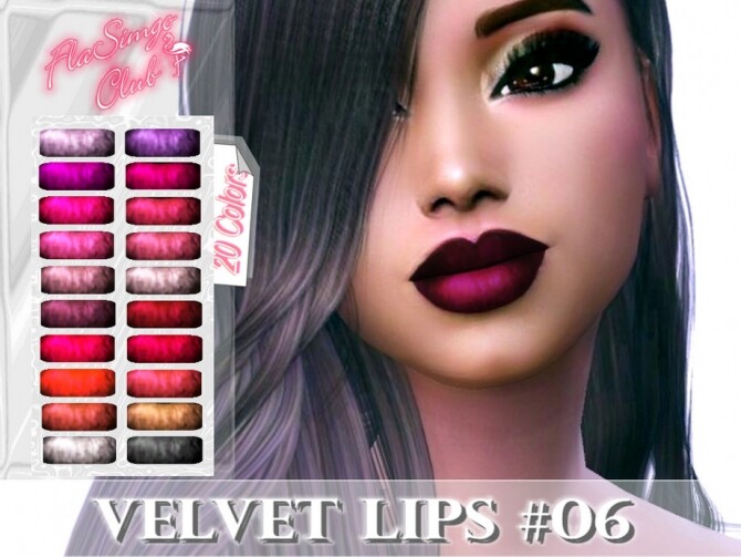 Sims 4 Velvet Lips #06 by FlaSimgo Club at TSR