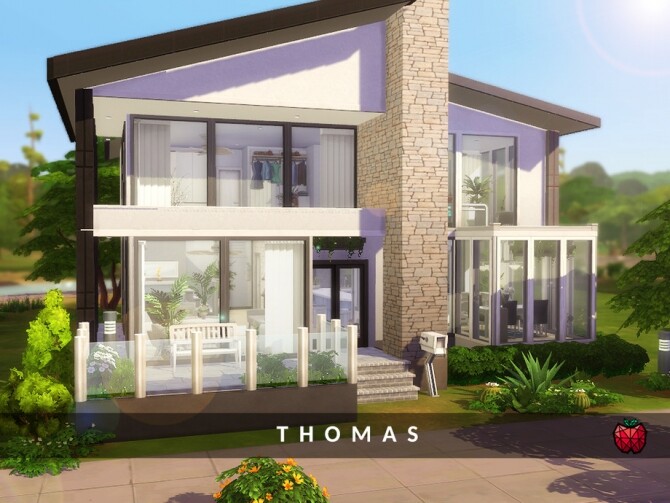 Sims 4 Thomas house by melapples at TSR