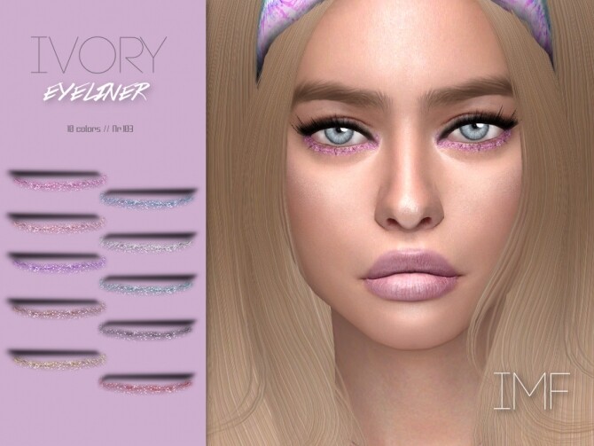 Sims 4 IMF Ivory Eyeliner N.103 by IzzieMcFire at TSR