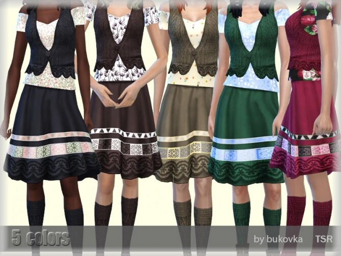 Sims 4 Skirt Farm by bukovka at TSR