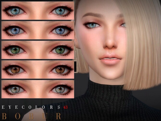Sims 4 Eyecolors 43 by Bobur3 at TSR
