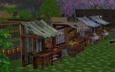 TSM Market Stalls as non-default replacements at Medieval Sim Tailor