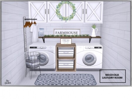 Magnolia Laundry Room by Chicklet at TSR