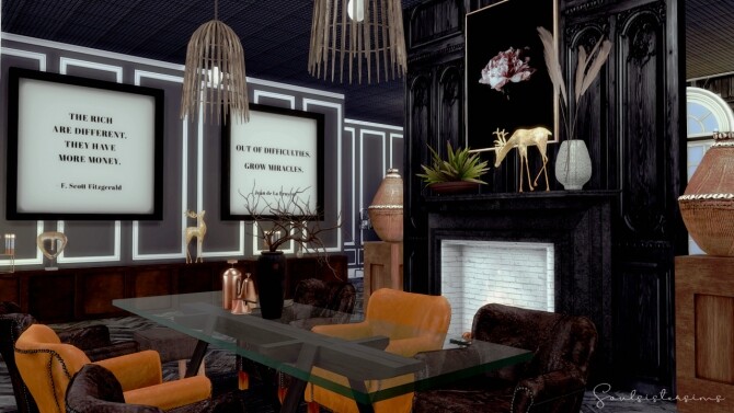 Sims 4 Art Deco Apartment at SoulSisterSims