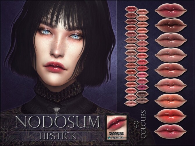 Sims 4 Nodosum Lipstick by RemusSirion at TSR