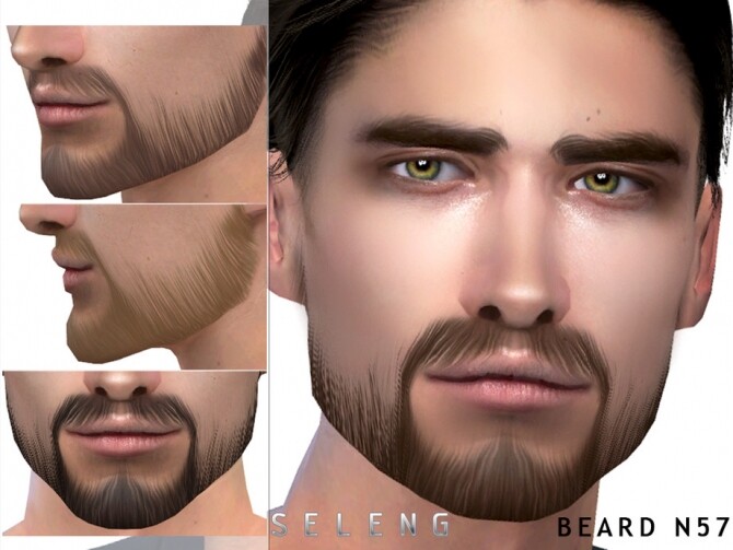 Sims 4 Beard N57 by Seleng at TSR