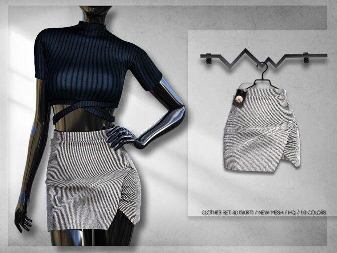 Sims 4 Clothes SET 80 SKIRT BD308 by busra tr at TSR
