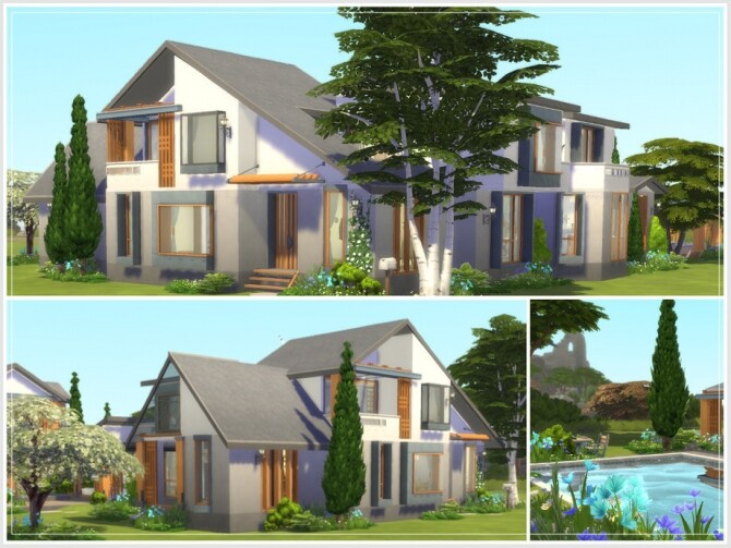Sims 4 Celestine house by philo at TSR