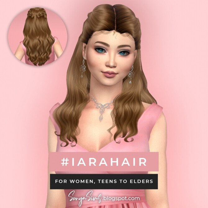 Sims 4 Dee collection + Iara Hair at Sonya Sims