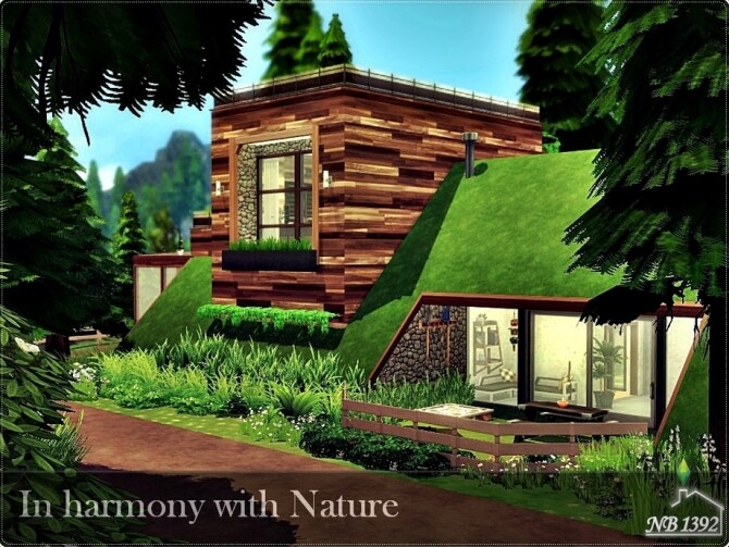 Sims 4 In harmony with Nature home by nobody1392 at TSR