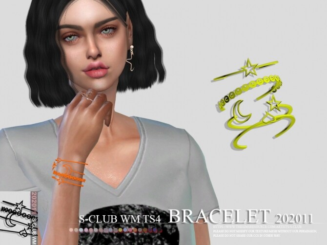 Sims 4 Bracelet 202011 by S Club WM at TSR