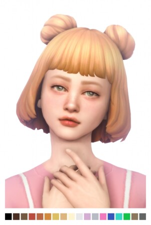 Bunbunz Hair at Sims4Nicole
