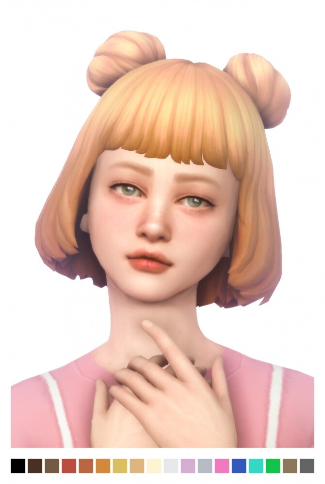 Sims 4 Bunbunz Hair at Sims4Nicole