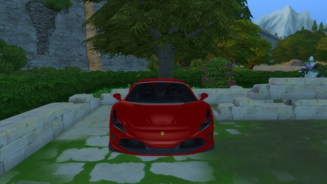 Sims 4 Ferrari F8 Tributo at LorySims