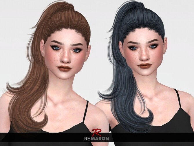 Sims 4 Mia Hair Retexture by remaron at TSR