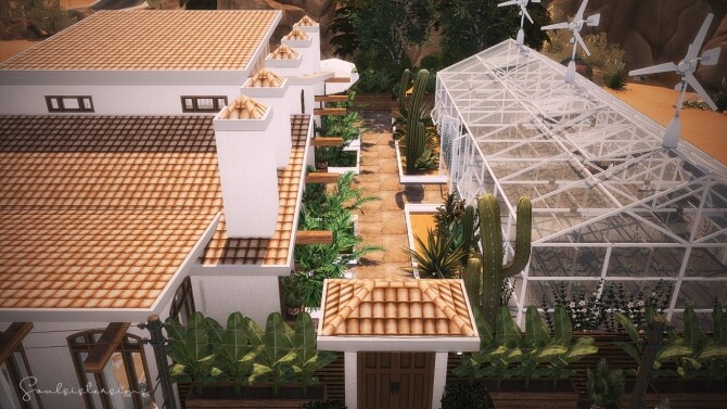 Sims 4 Casa Floranca (Greenhouse) at SoulSisterSims