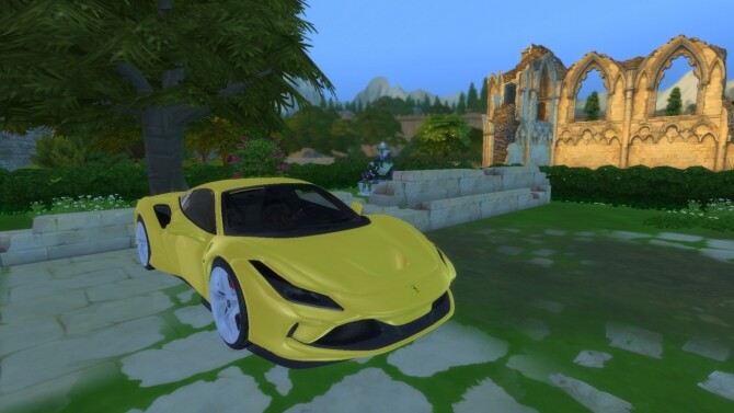 Sims 4 Ferrari F8 Tributo at LorySims